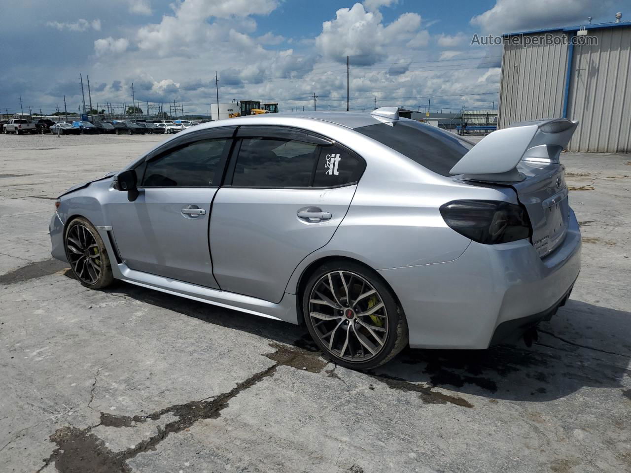 2020 Subaru Wrx Sti Silver vin: JF1VA2E67L9817418