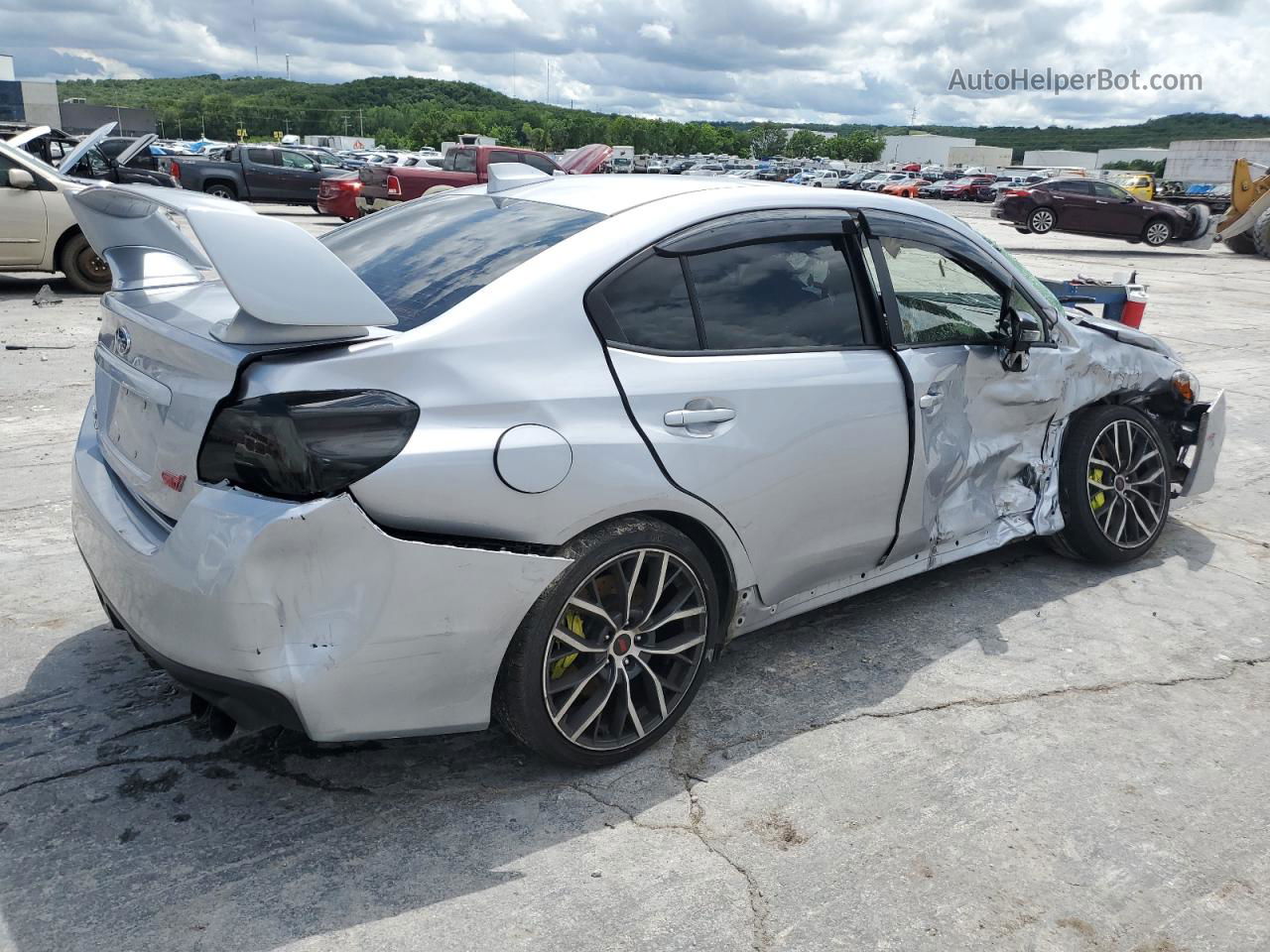 2020 Subaru Wrx Sti Silver vin: JF1VA2E67L9817418