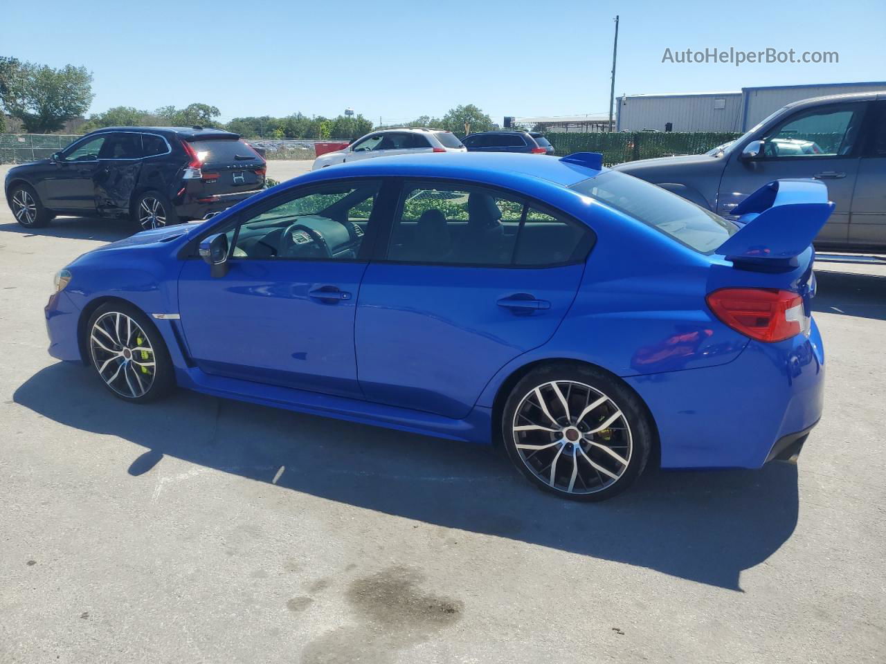 2021 Subaru Wrx Sti Blue vin: JF1VA2E67M9804220