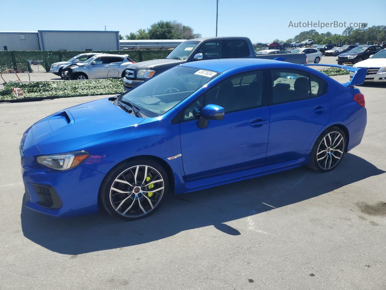 2021 Subaru Wrx Sti Blue vin: JF1VA2E67M9804220