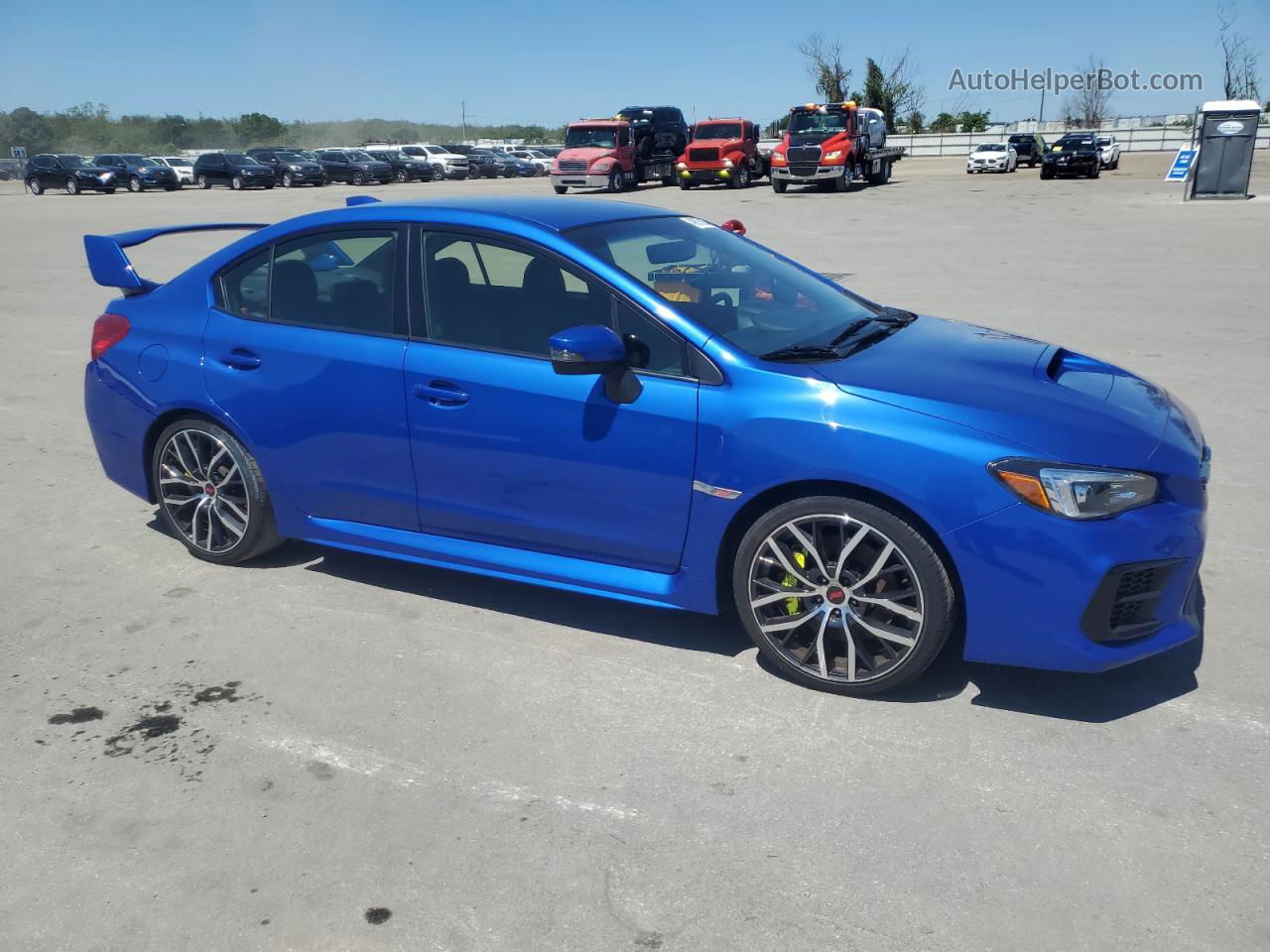 2021 Subaru Wrx Sti Blue vin: JF1VA2E67M9804220