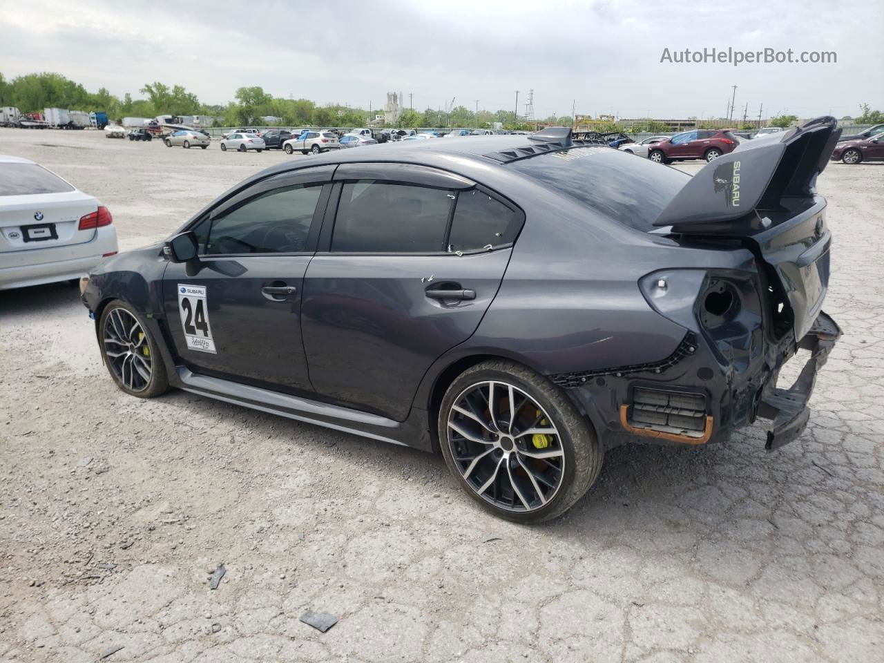 2020 Subaru Wrx Sti Charcoal vin: JF1VA2E68L9800580