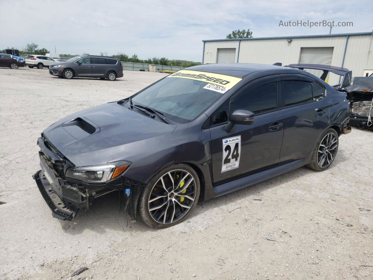 2020 Subaru Wrx Sti Угольный vin: JF1VA2E68L9800580