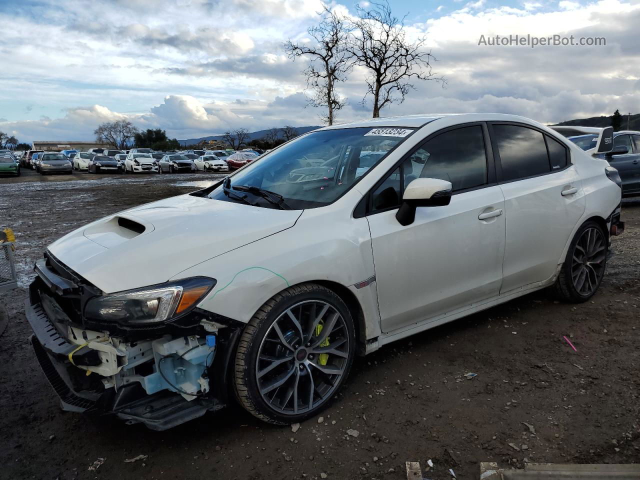 2020 Subaru Wrx Sti White vin: JF1VA2E69L9815010