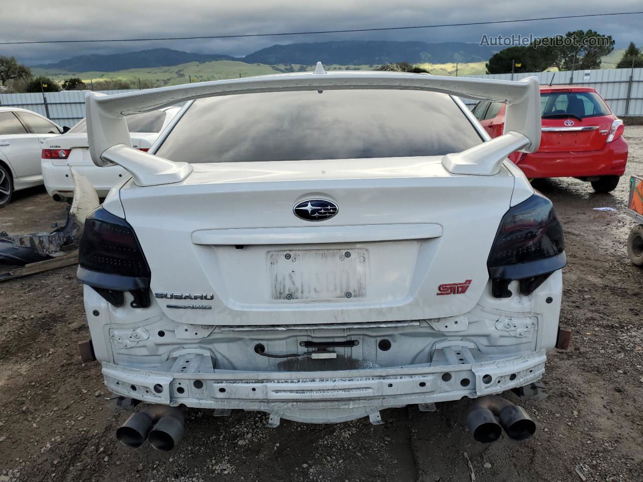 2020 Subaru Wrx Sti White vin: JF1VA2E69L9815010