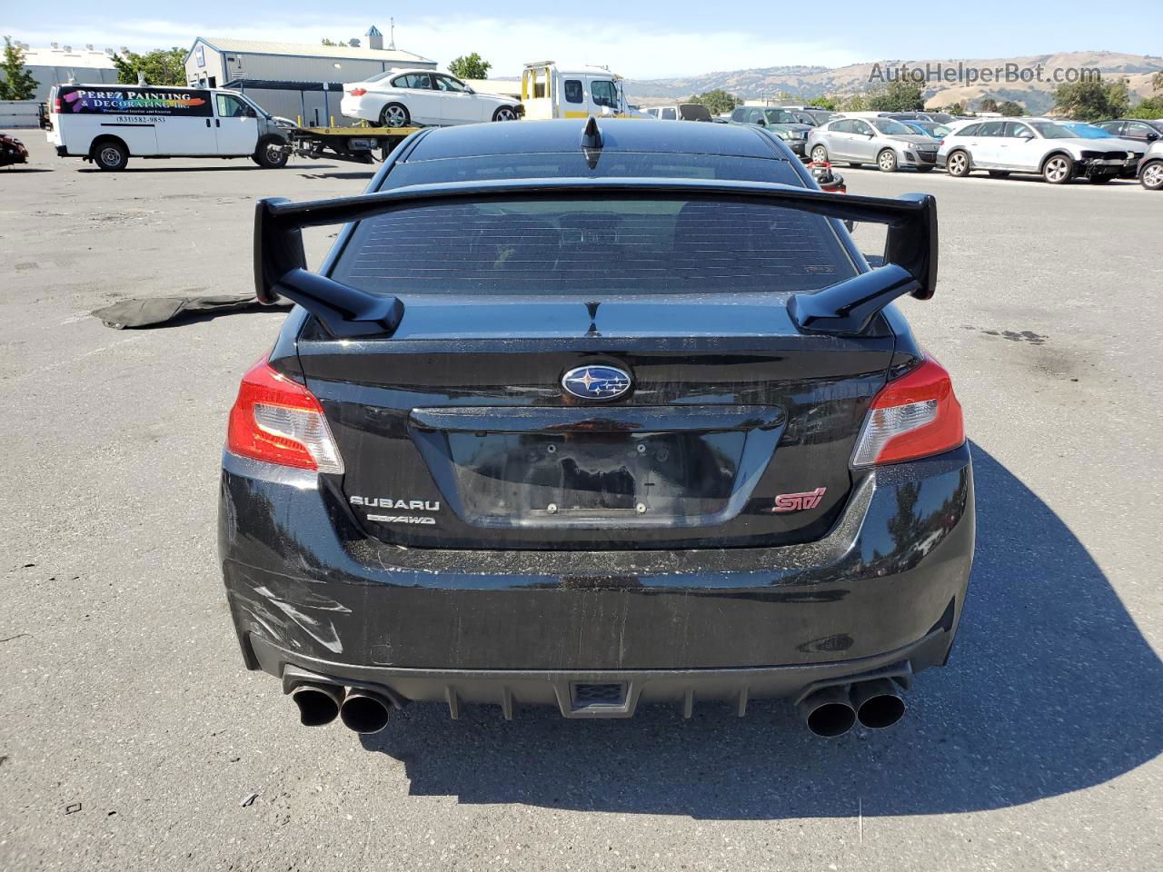 2017 Subaru Wrx Sti Black vin: JF1VA2M60H9807550