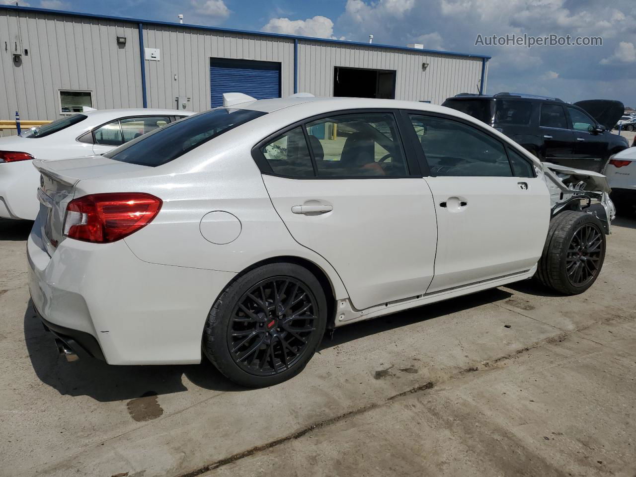 2017 Subaru Wrx Sti White vin: JF1VA2M60H9811856