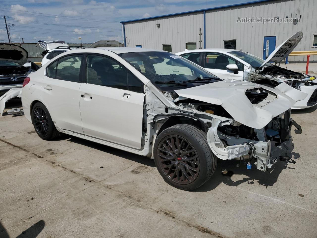 2017 Subaru Wrx Sti White vin: JF1VA2M60H9811856