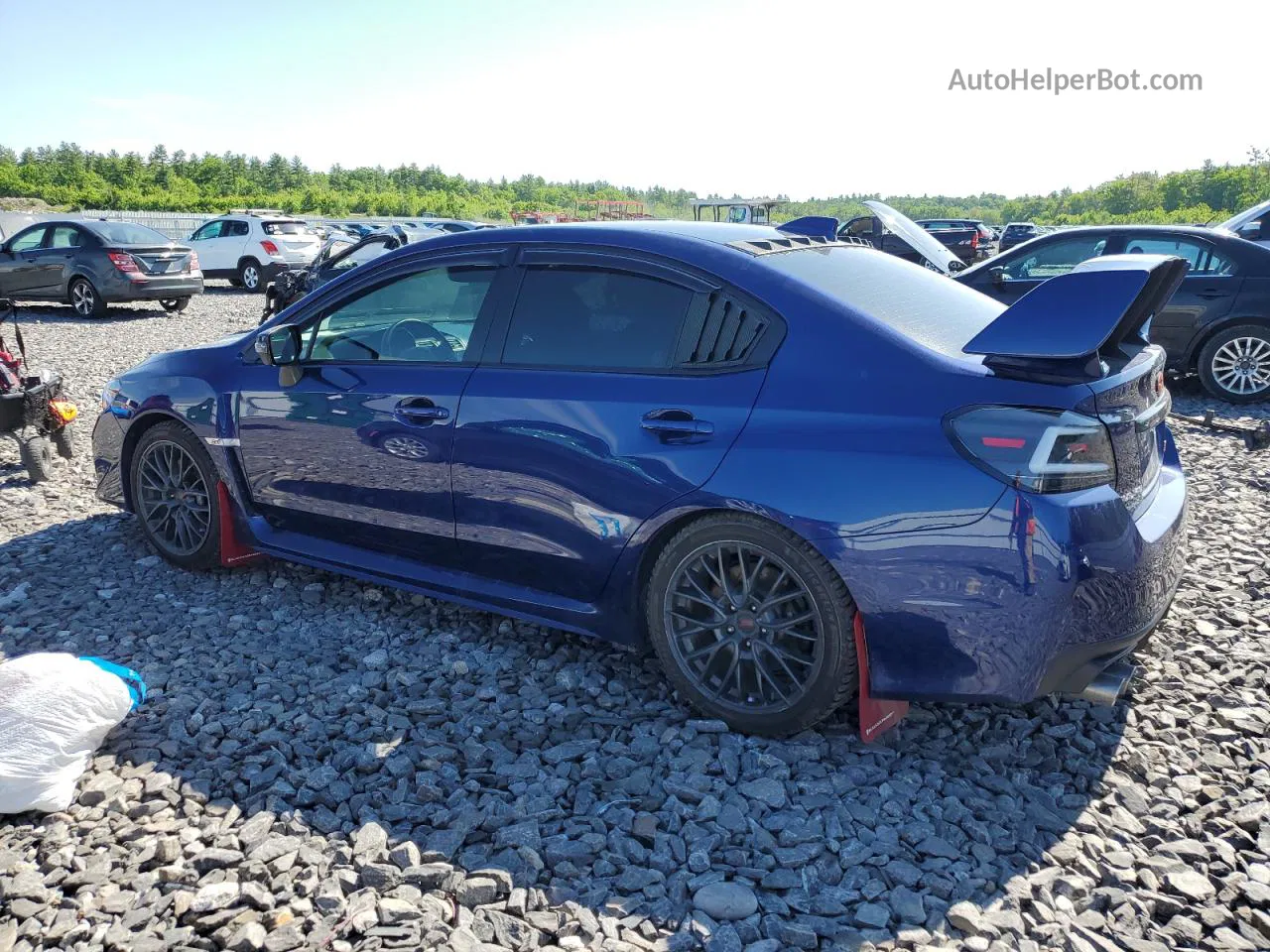 2017 Subaru Wrx Sti Blue vin: JF1VA2M60H9836112