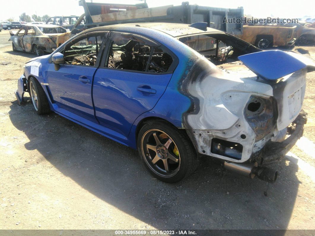 2018 Subaru Wrx Sti Blue vin: JF1VA2M60J9814469