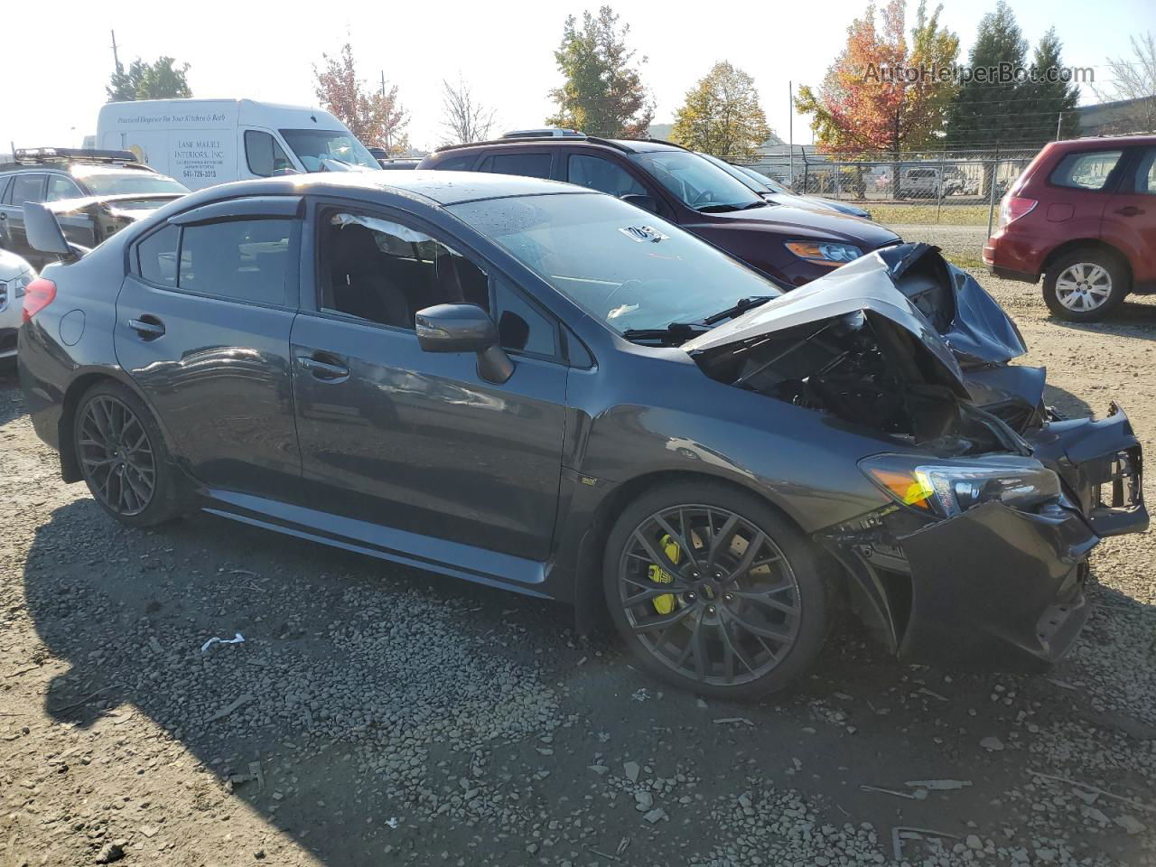 2018 Subaru Wrx Sti Black vin: JF1VA2M60J9832857