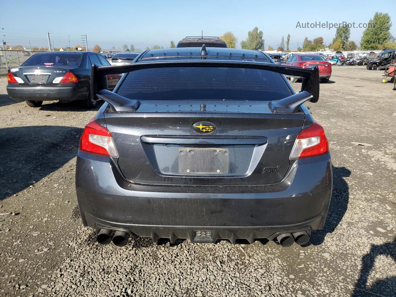 2018 Subaru Wrx Sti Black vin: JF1VA2M60J9832857