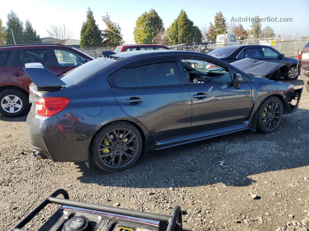 2018 Subaru Wrx Sti Black vin: JF1VA2M60J9832857