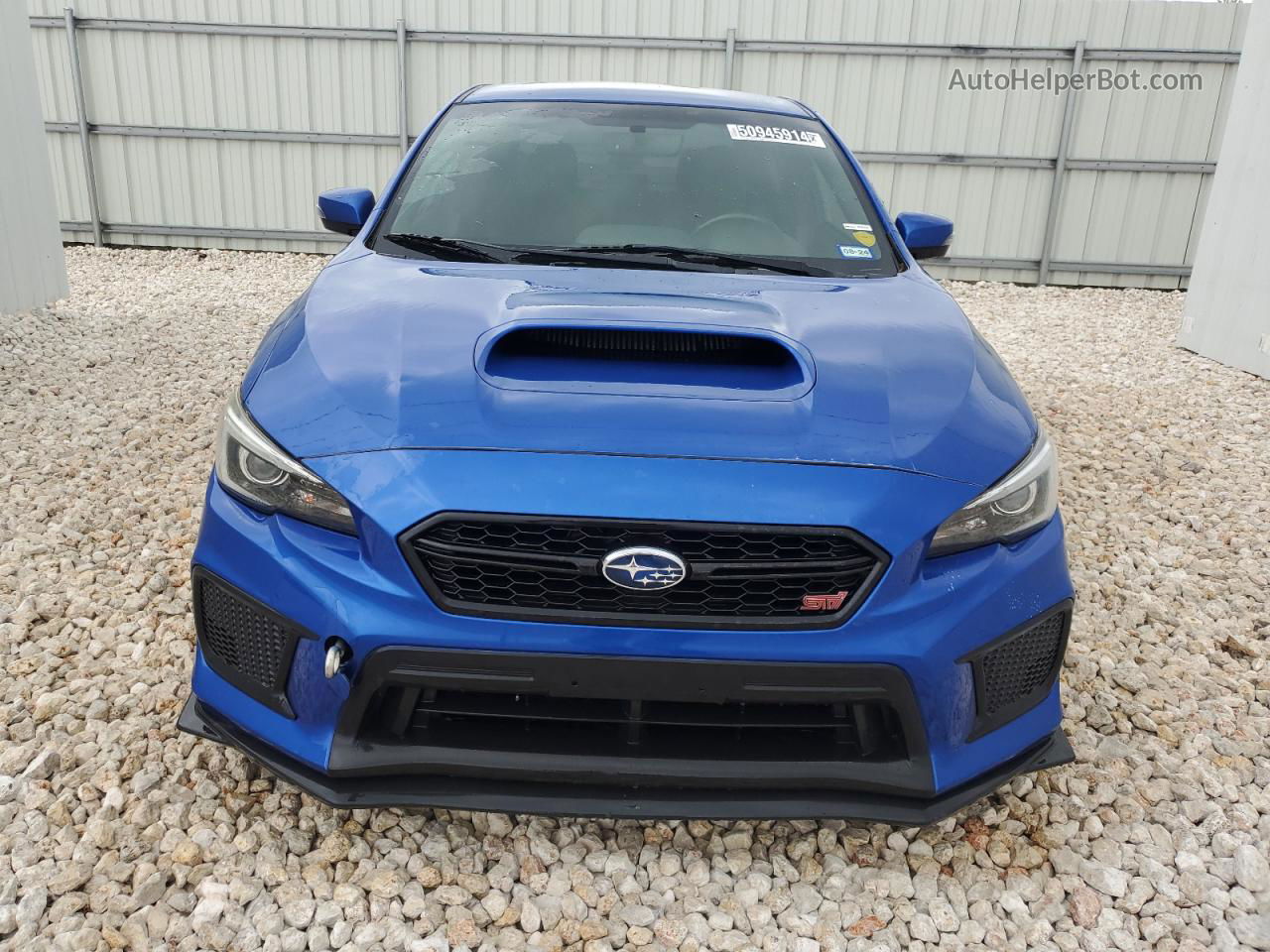 2018 Subaru Wrx Sti Blue vin: JF1VA2M61J9810740