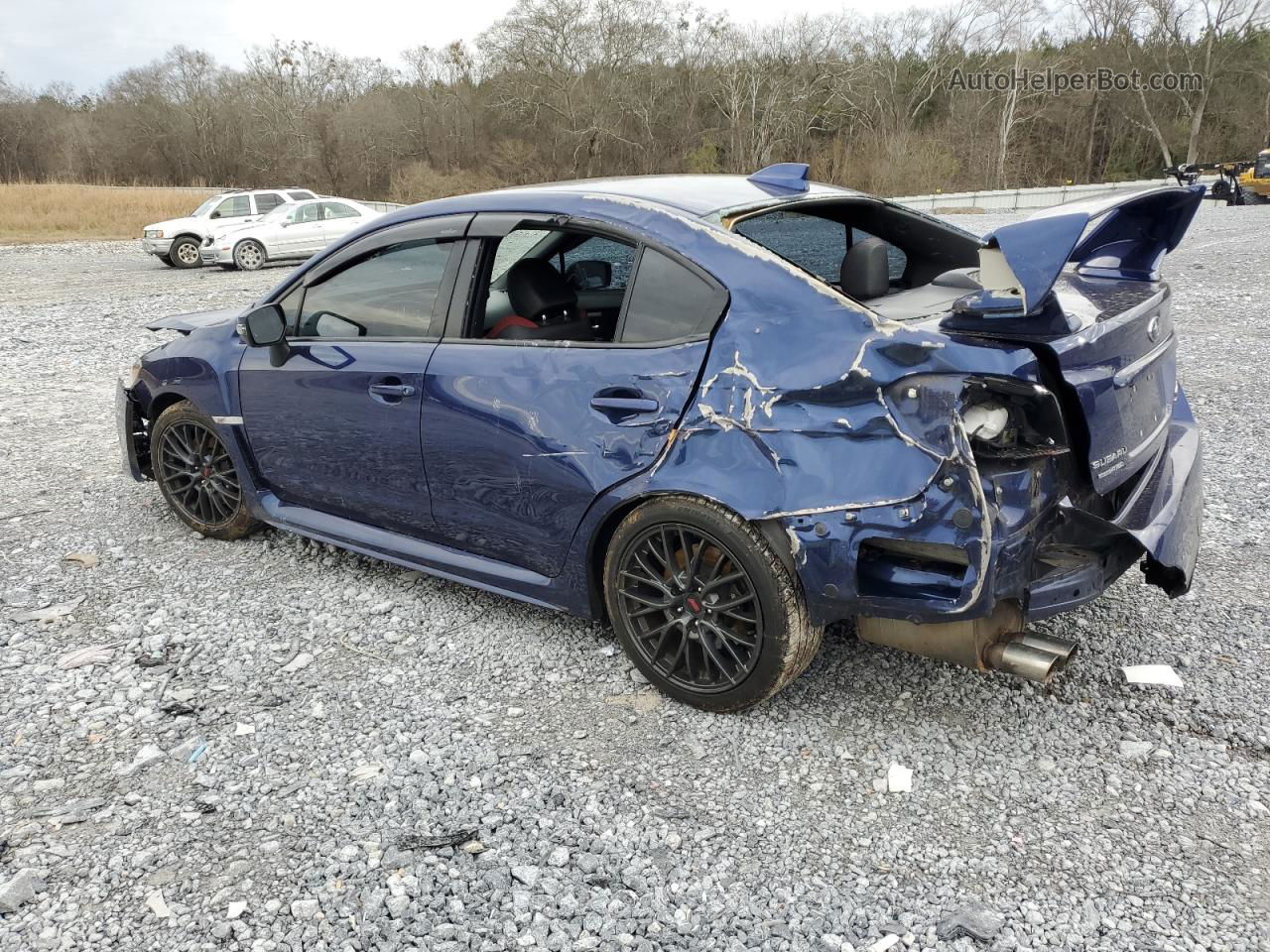 2017 Subaru Wrx Sti Blue vin: JF1VA2M62H9810997