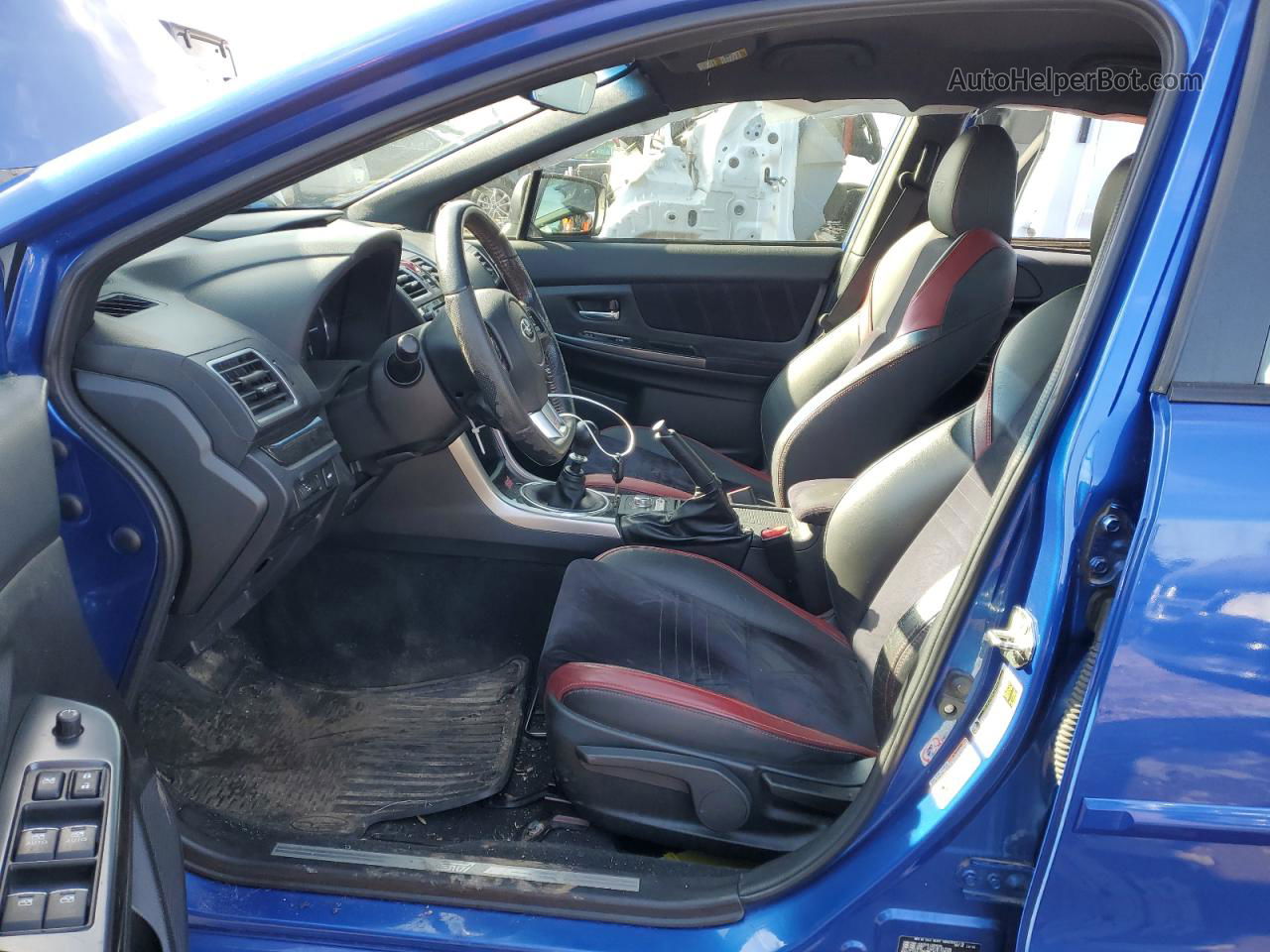 2017 Subaru Wrx Sti Blue vin: JF1VA2M62H9828836