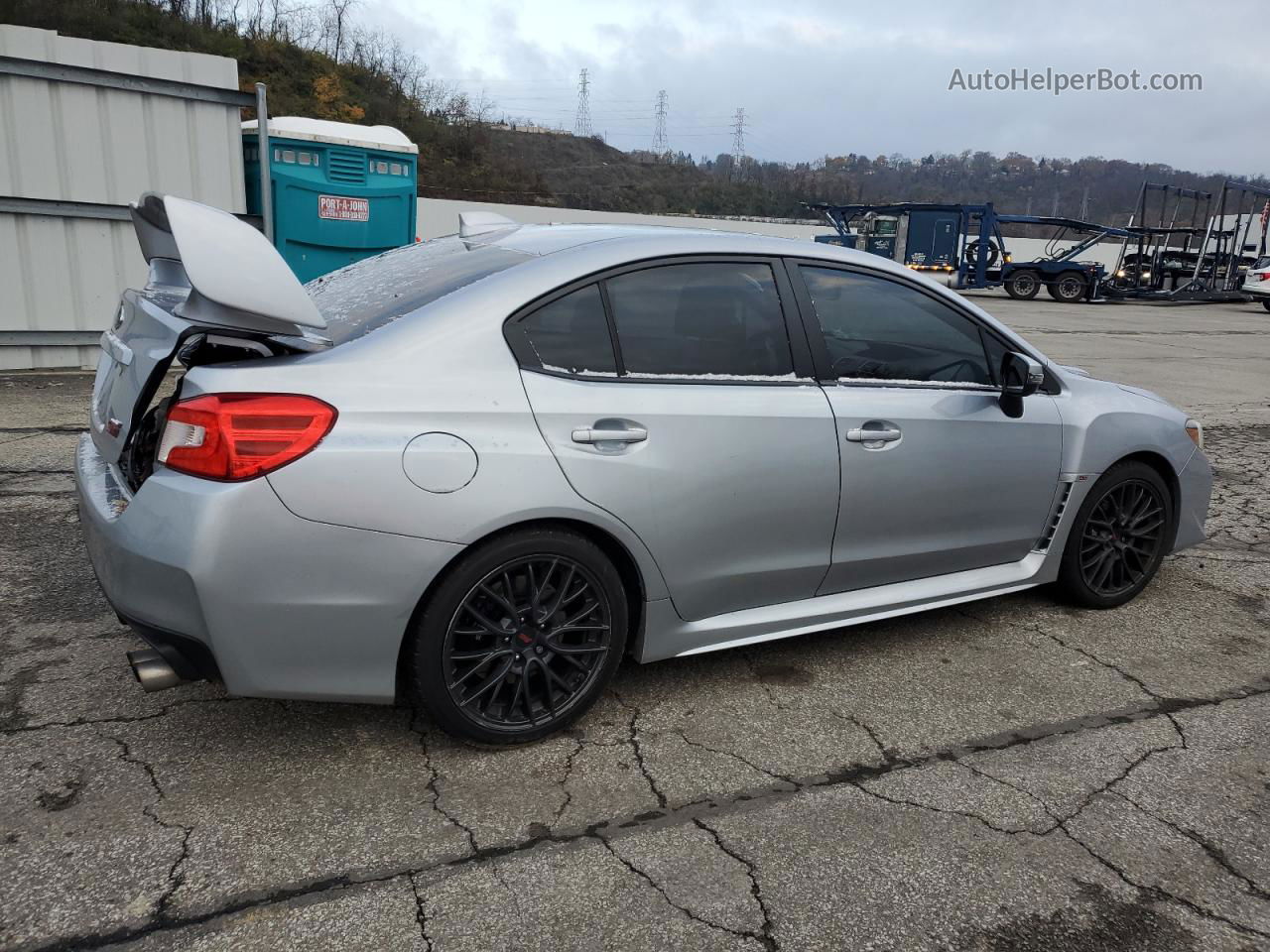 2017 Subaru Wrx Sti Silver vin: JF1VA2M63H9802987