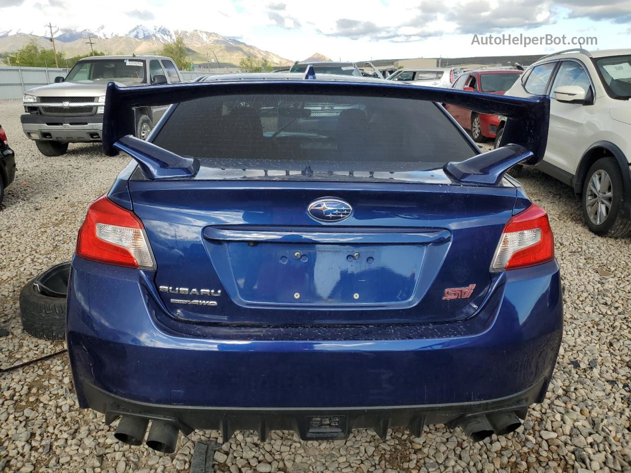 2017 Subaru Wrx Sti Blue vin: JF1VA2M63H9807235