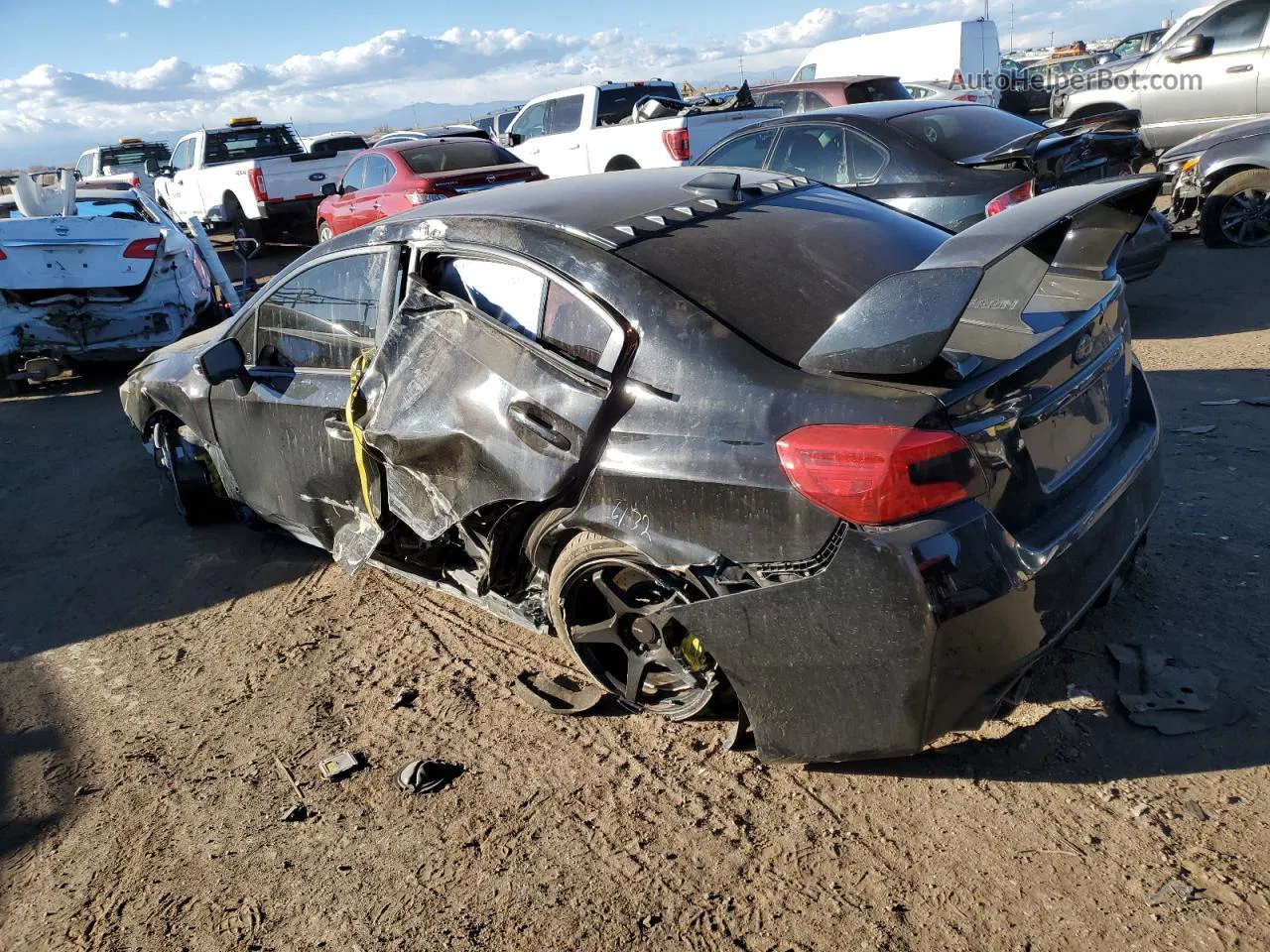 2018 Subaru Wrx Sti Black vin: JF1VA2M63J9810710