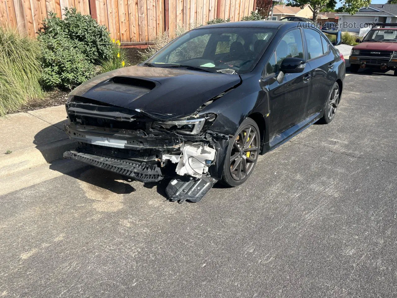 2018 Subaru Wrx Sti Black vin: JF1VA2M63J9812960