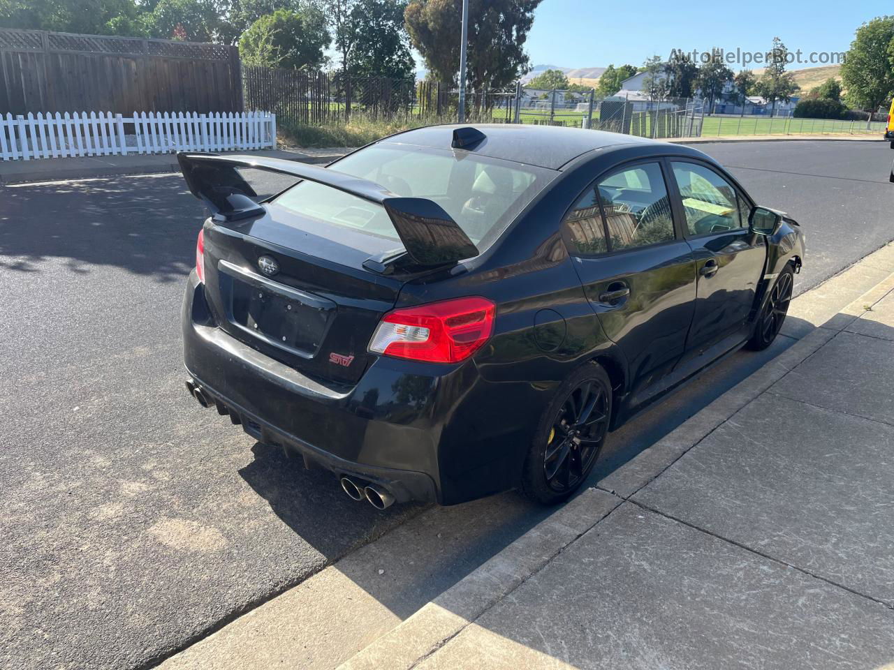 2018 Subaru Wrx Sti Black vin: JF1VA2M63J9812960