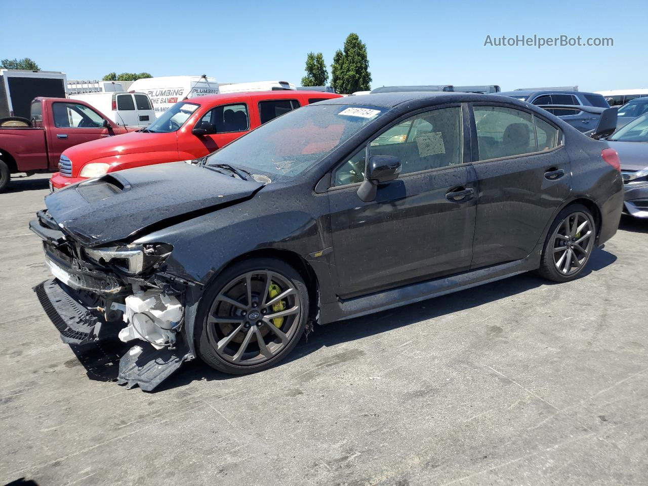 2018 Subaru Wrx Sti Black vin: JF1VA2M63J9812960