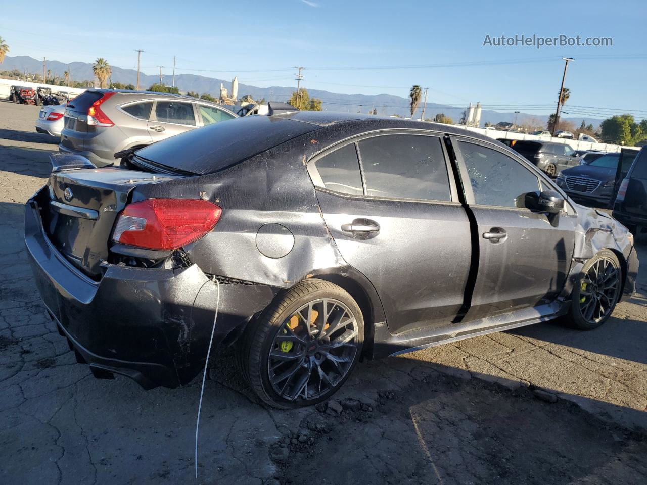 2018 Subaru Wrx Sti Black vin: JF1VA2M63J9819939