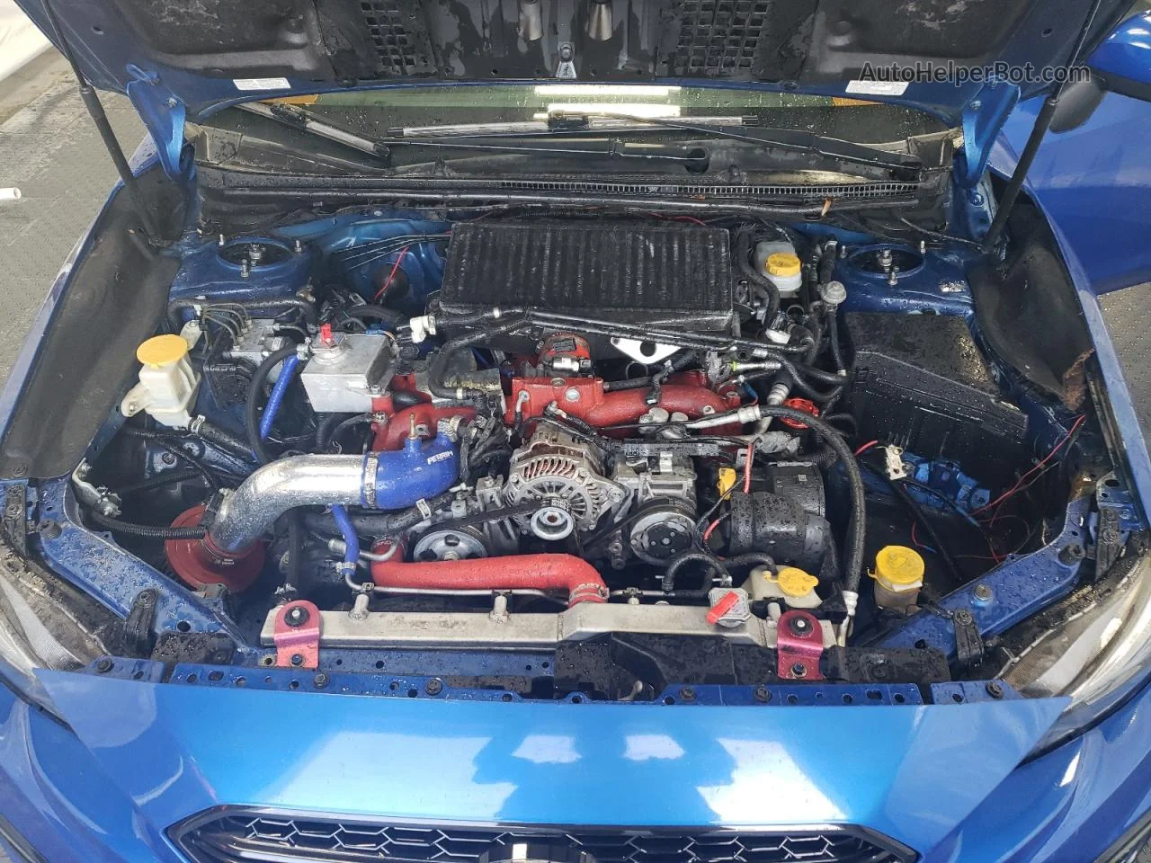 2018 Subaru Wrx Sti Blue vin: JF1VA2M64J9804656