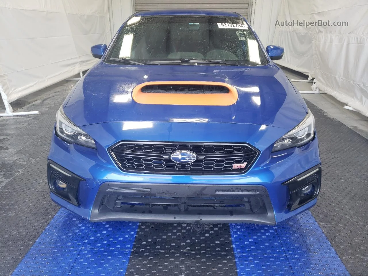 2018 Subaru Wrx Sti Синий vin: JF1VA2M64J9804656