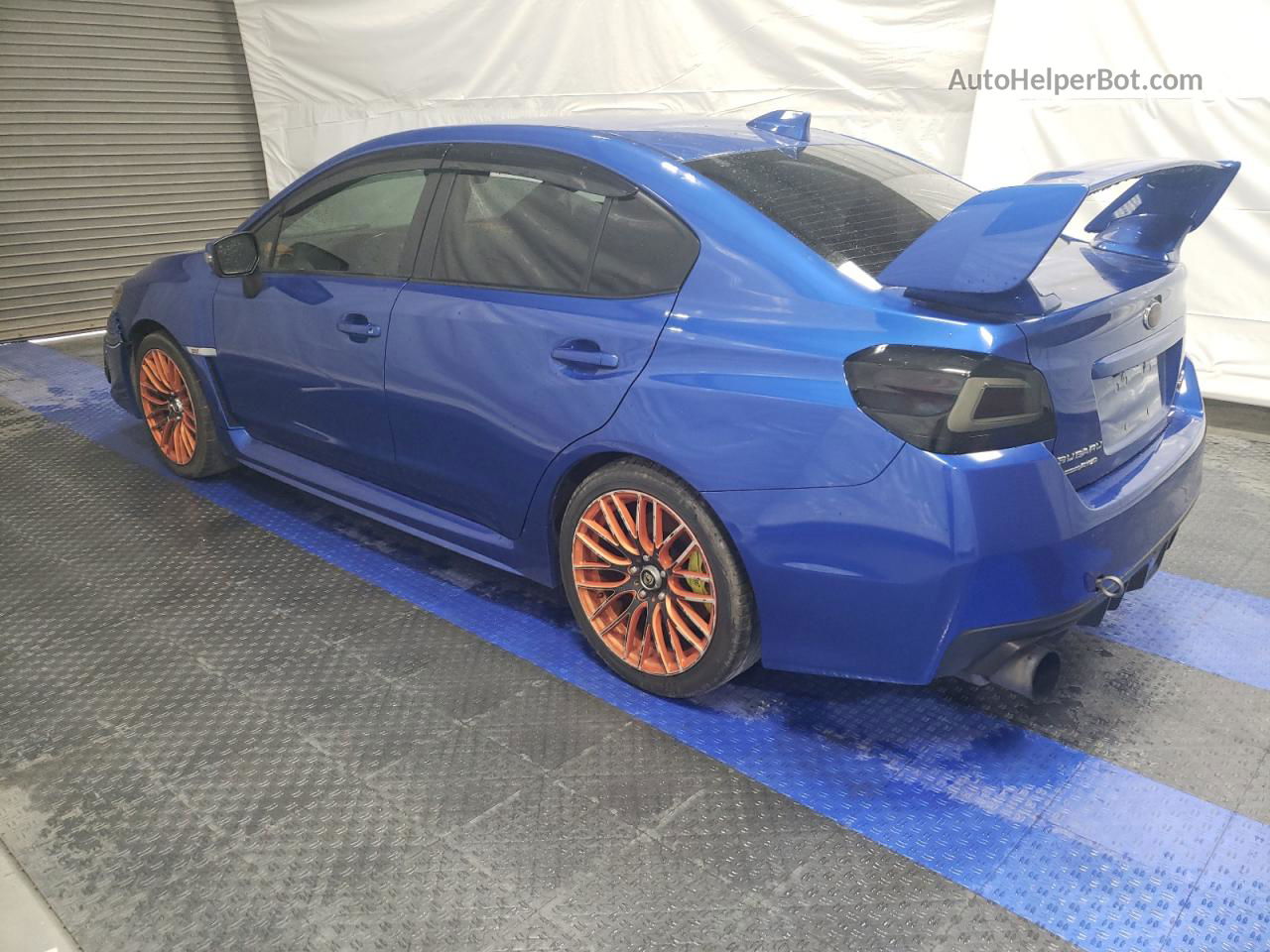 2018 Subaru Wrx Sti Blue vin: JF1VA2M64J9804656