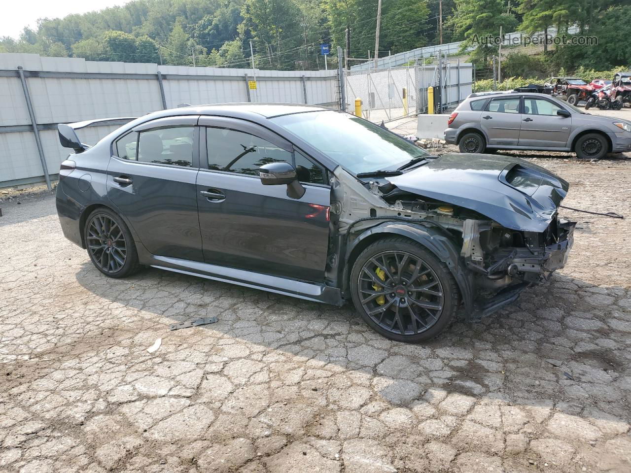 2018 Subaru Wrx Sti Charcoal vin: JF1VA2M65J9809428