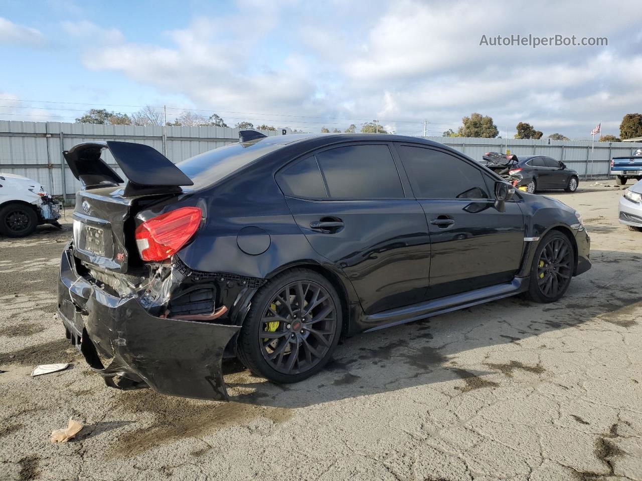 2018 Subaru Wrx Sti Black vin: JF1VA2M65J9832272