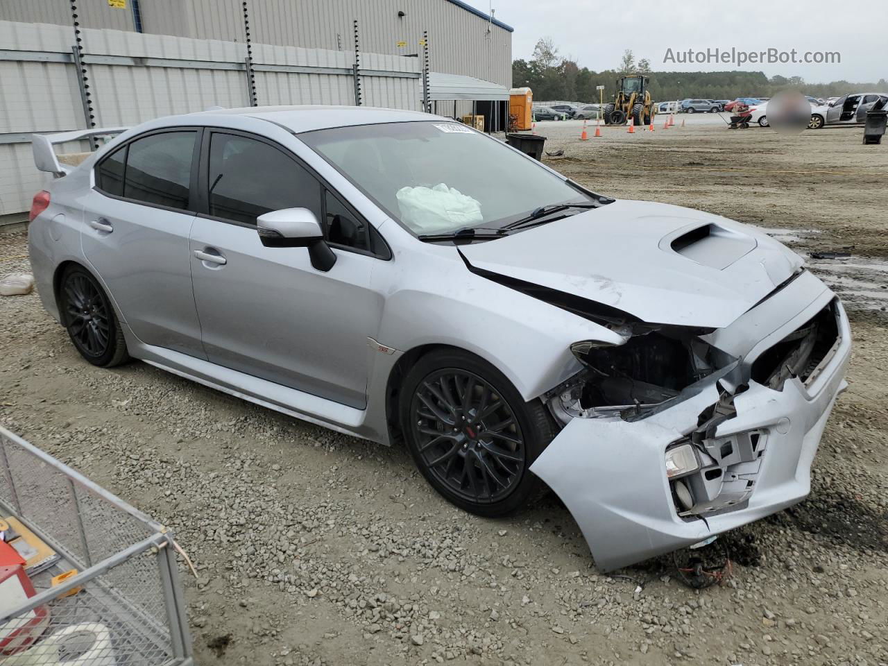 2017 Subaru Wrx Sti Silver vin: JF1VA2M68H9806310