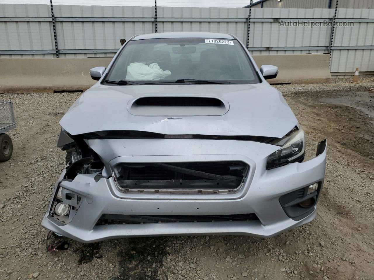 2017 Subaru Wrx Sti Silver vin: JF1VA2M68H9806310