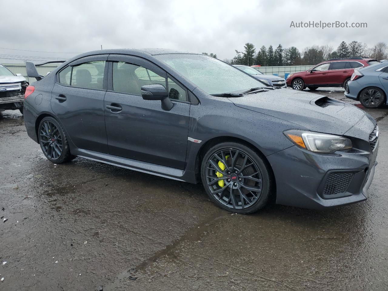 2018 Subaru Wrx Sti Gray vin: JF1VA2M68J9824974