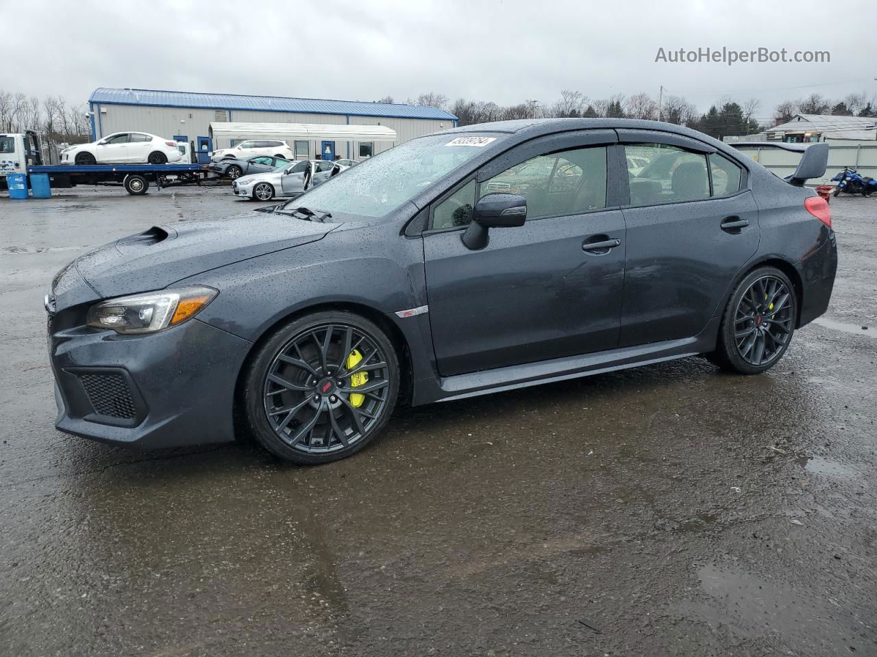 2018 Subaru Wrx Sti Gray vin: JF1VA2M68J9824974