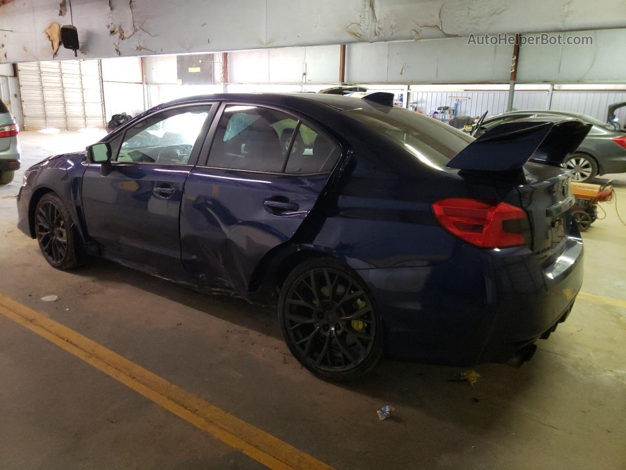 2018 Subaru Wrx Sti Синий vin: JF1VA2M68J9836834