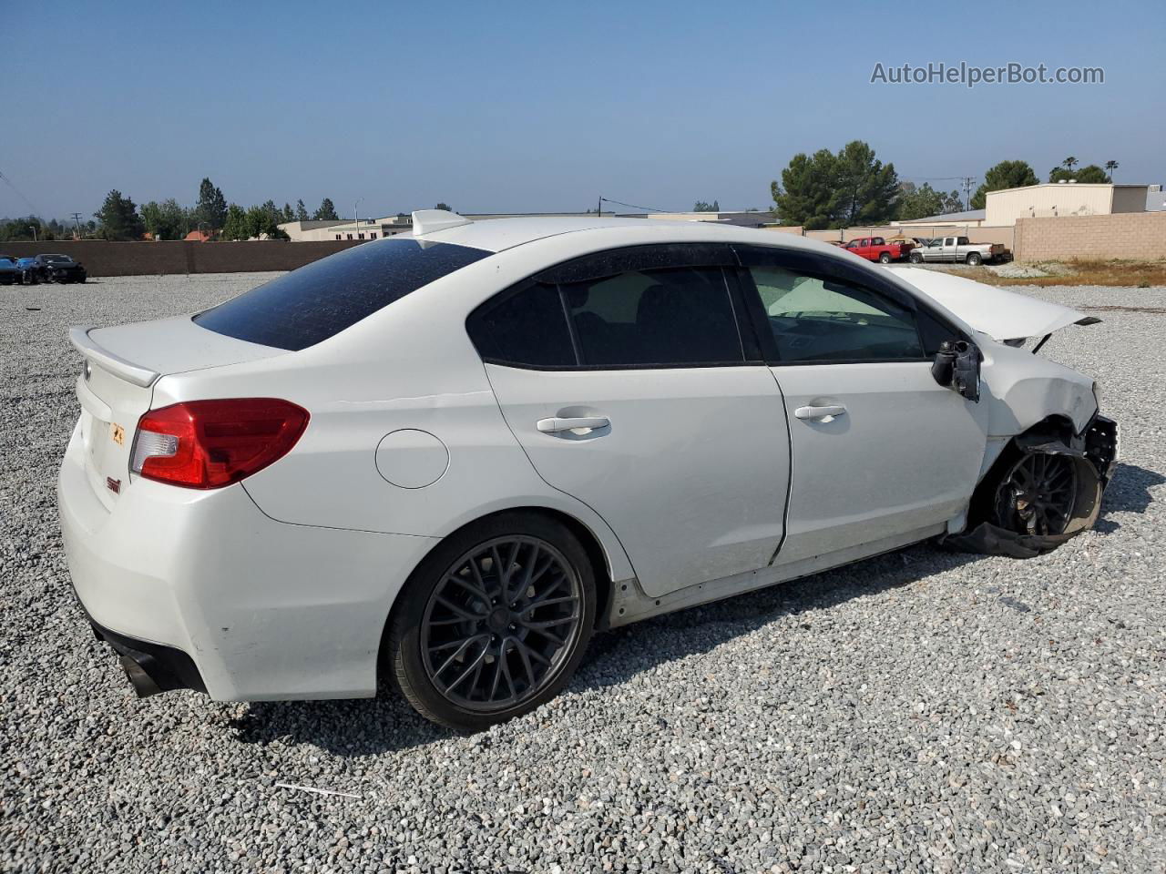 2017 Subaru Wrx Sti White vin: JF1VA2M6XH9833864