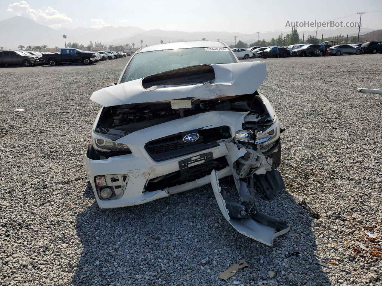 2017 Subaru Wrx Sti White vin: JF1VA2M6XH9833864