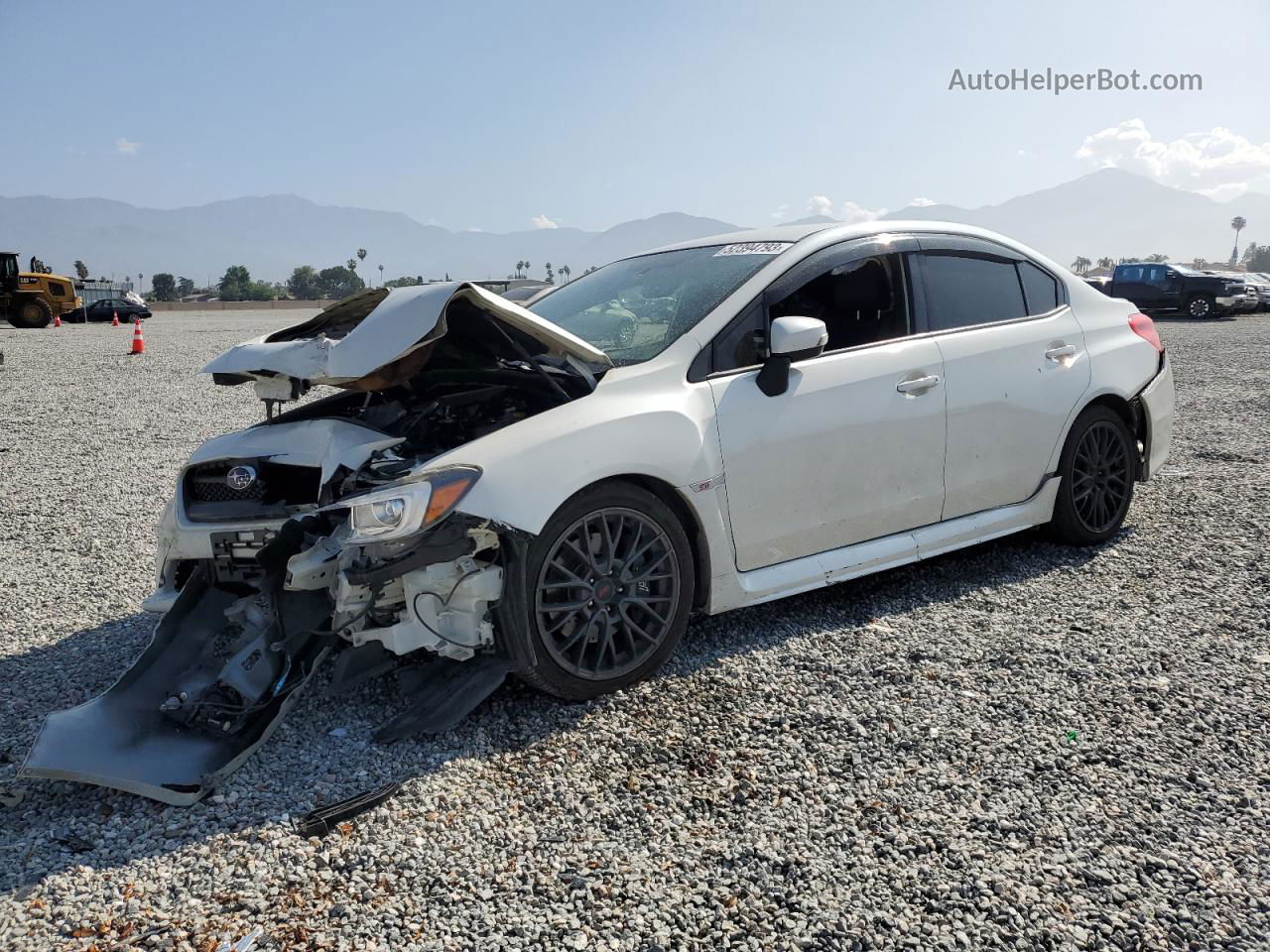 2017 Subaru Wrx Sti White vin: JF1VA2M6XH9833864