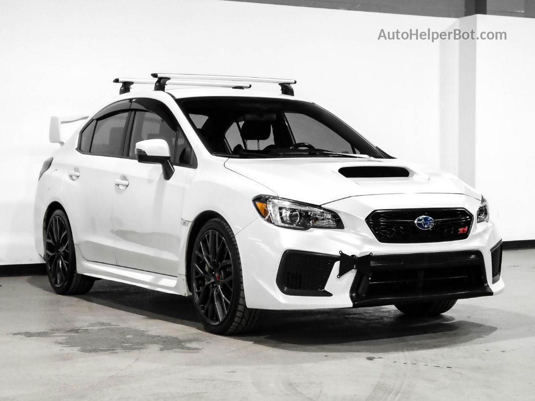 2018 Subaru Wrx Sti White vin: JF1VA2M6XJ9838701