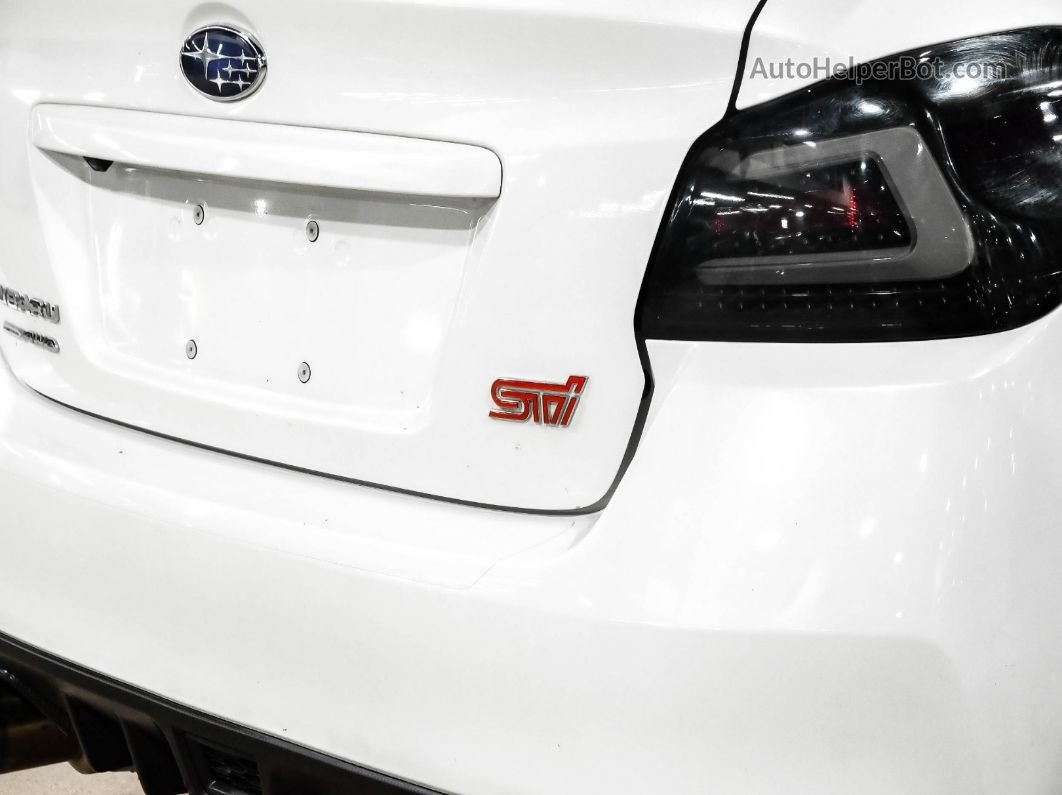 2018 Subaru Wrx Sti Белый vin: JF1VA2M6XJ9838701