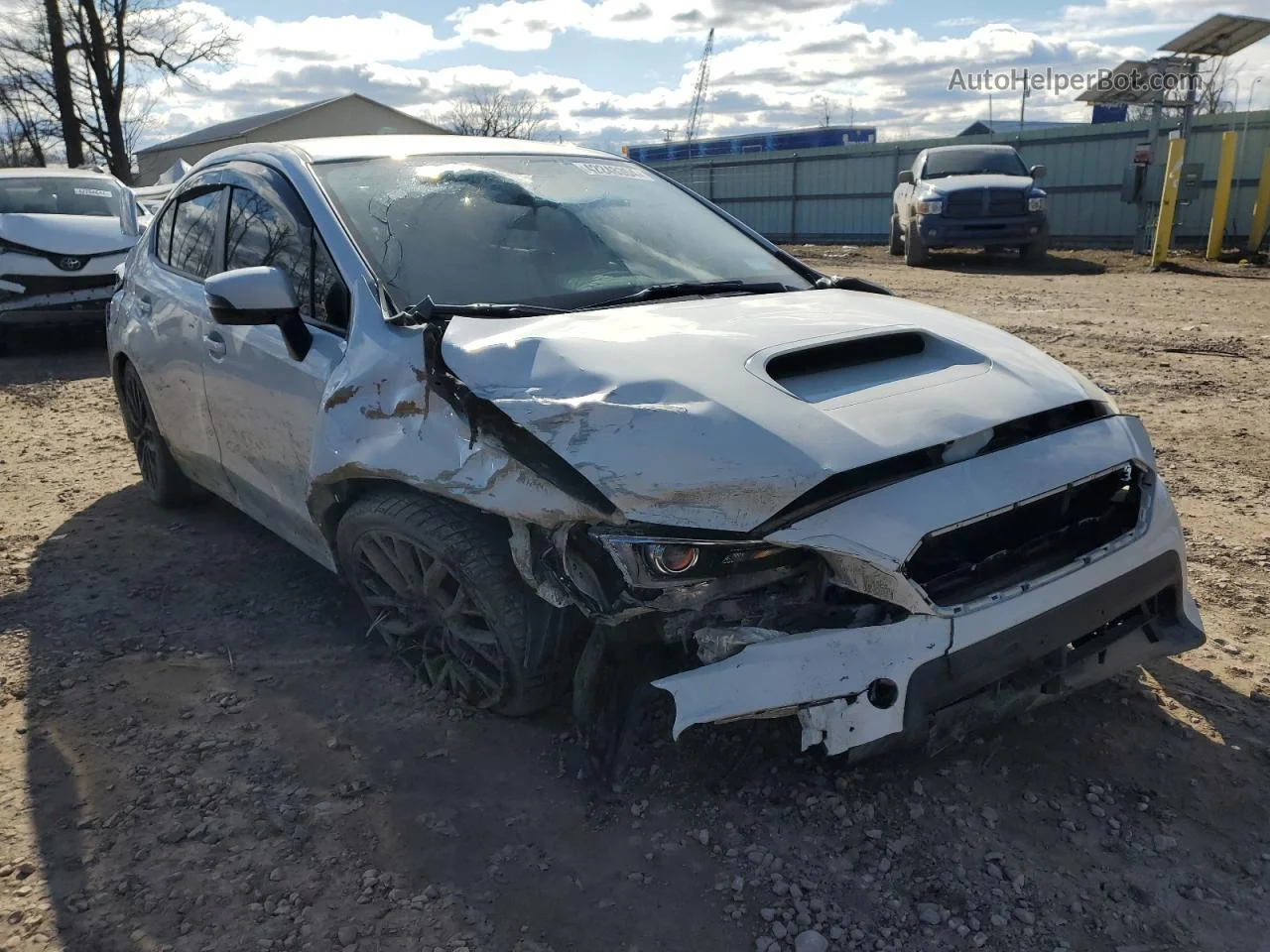 2018 Subaru Wrx Sti White vin: JF1VA2N64J9815302