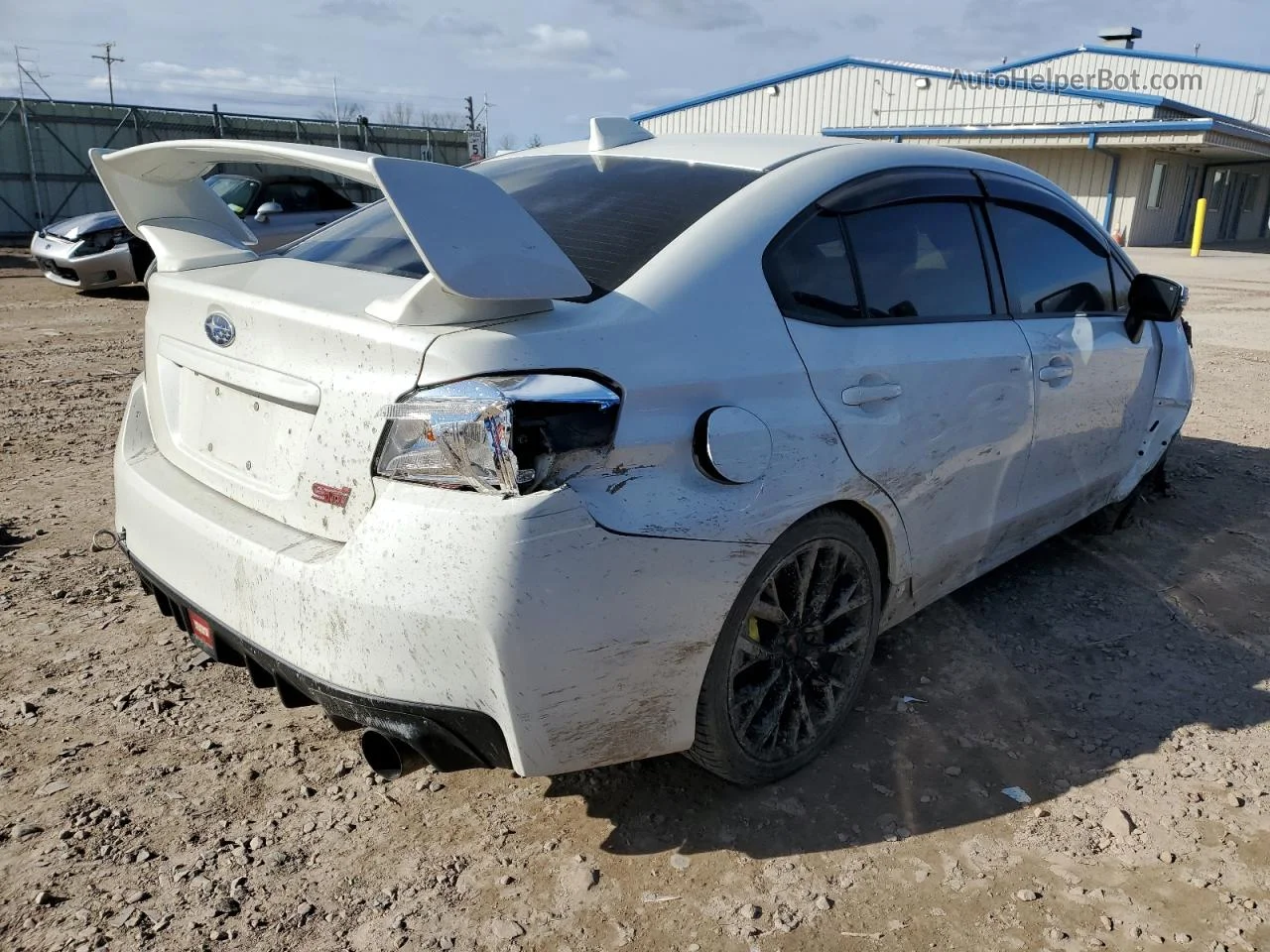 2018 Subaru Wrx Sti Белый vin: JF1VA2N64J9815302