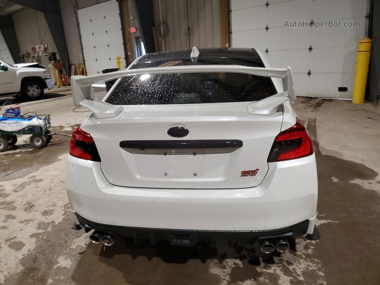 2018 Subaru Wrx Sti White vin: JF1VA2N66J9833378