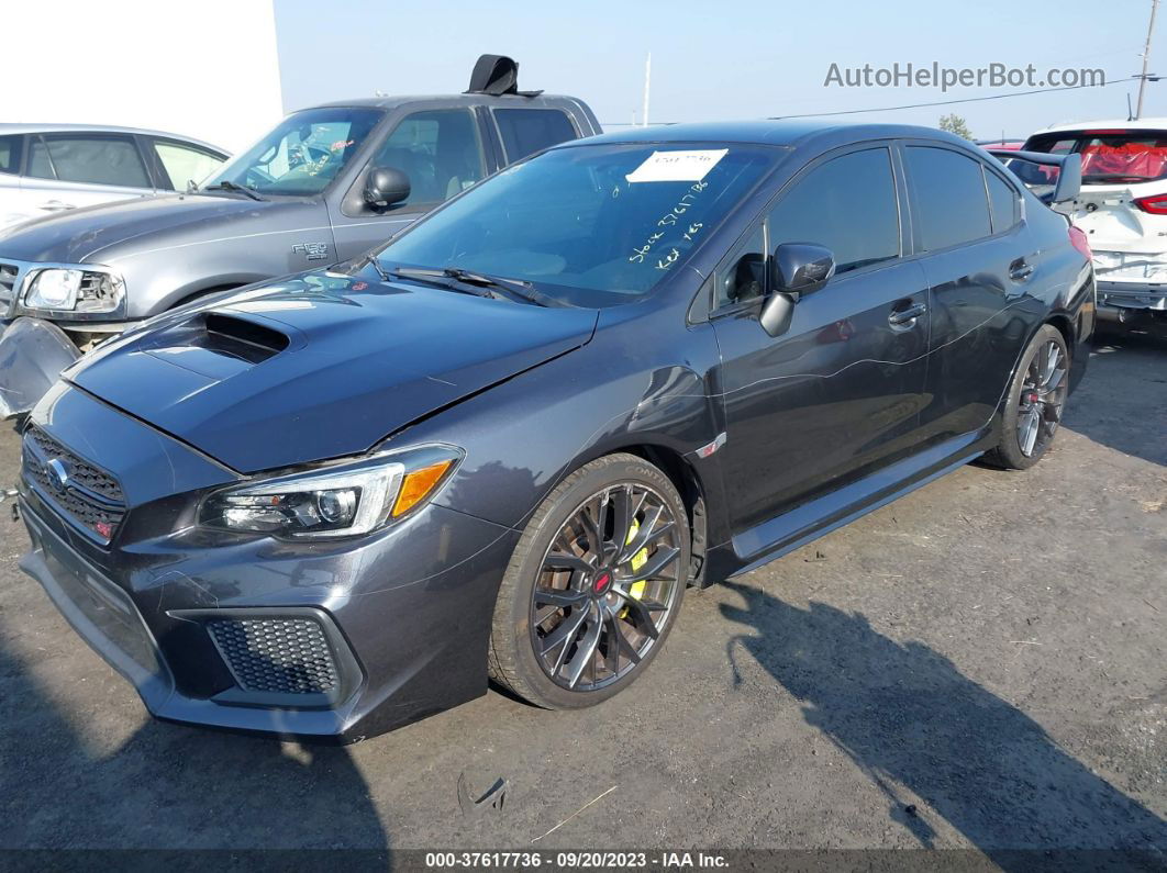 2018 Subaru Wrx Sti Gray vin: JF1VA2N67J9810188