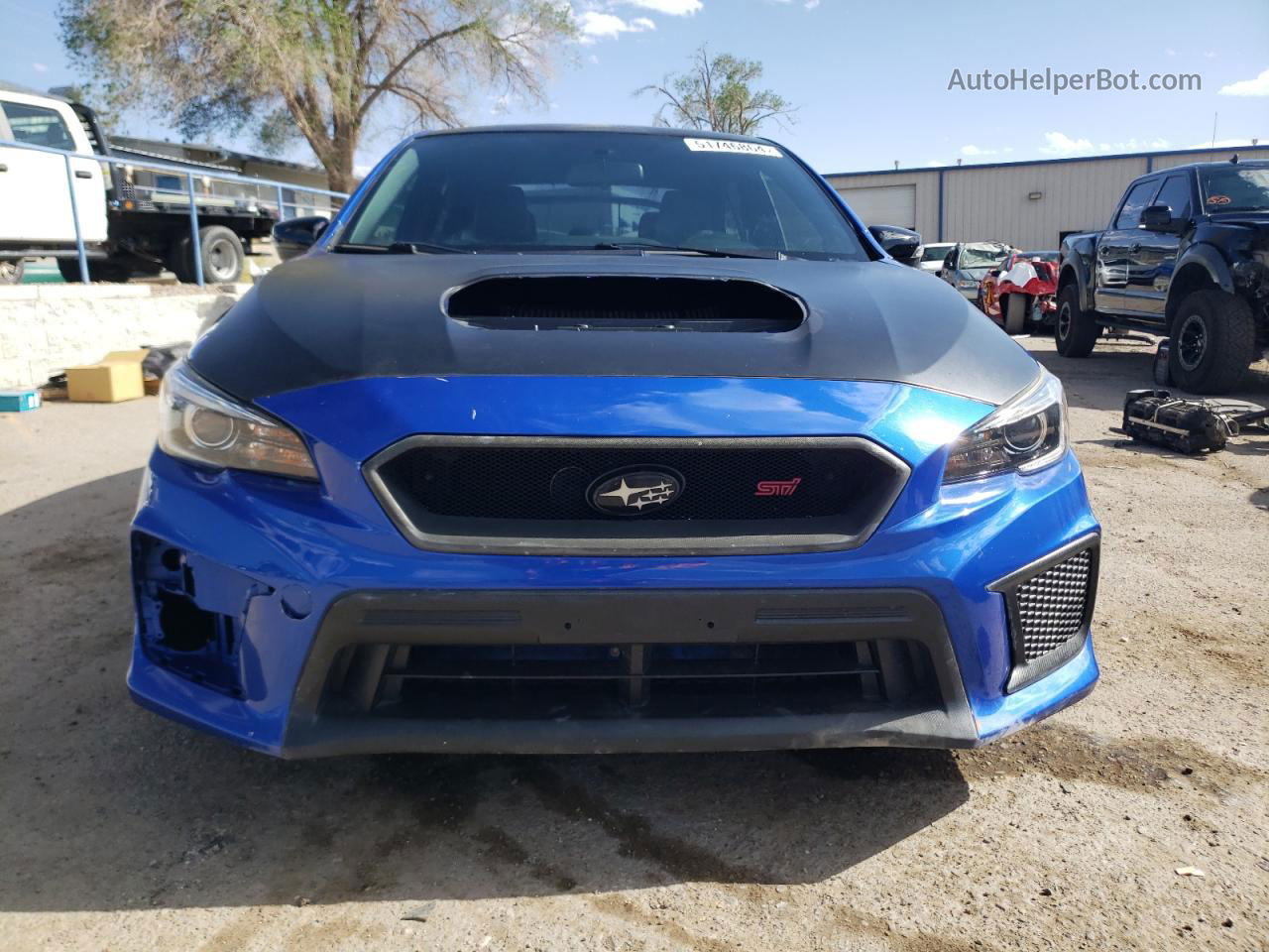 2018 Subaru Wrx Sti Синий vin: JF1VA2N69J9834802