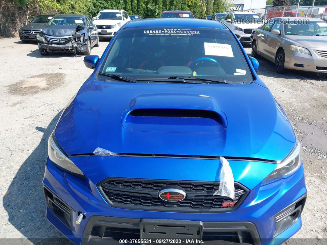 2018 Subaru Wrx Sti Blue vin: JF1VA2N6XJ9839135