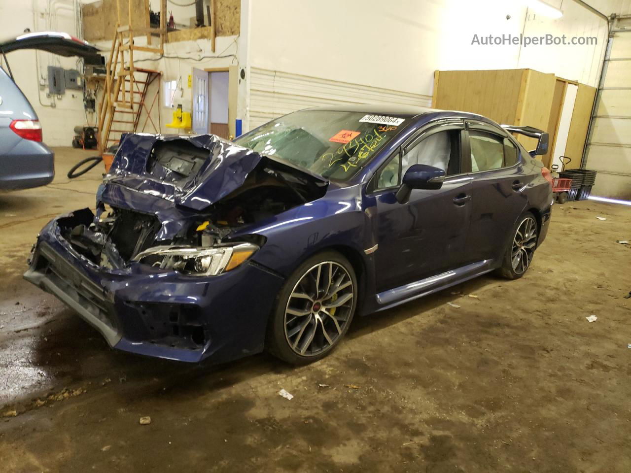 2021 Subaru Wrx Sti Blue vin: JF1VA2S60M9815015