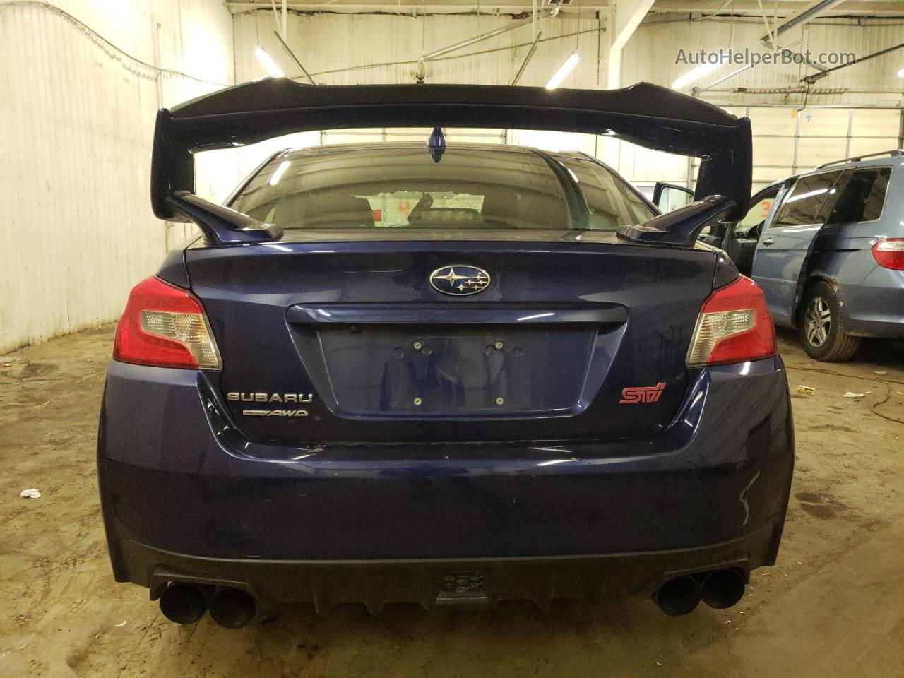 2021 Subaru Wrx Sti Blue vin: JF1VA2S60M9815015